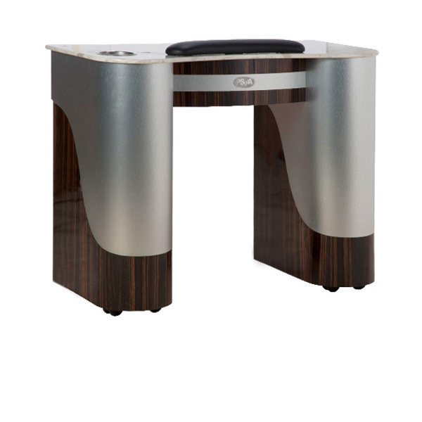 Nail Table T-105 (Aluminum / Cherry)